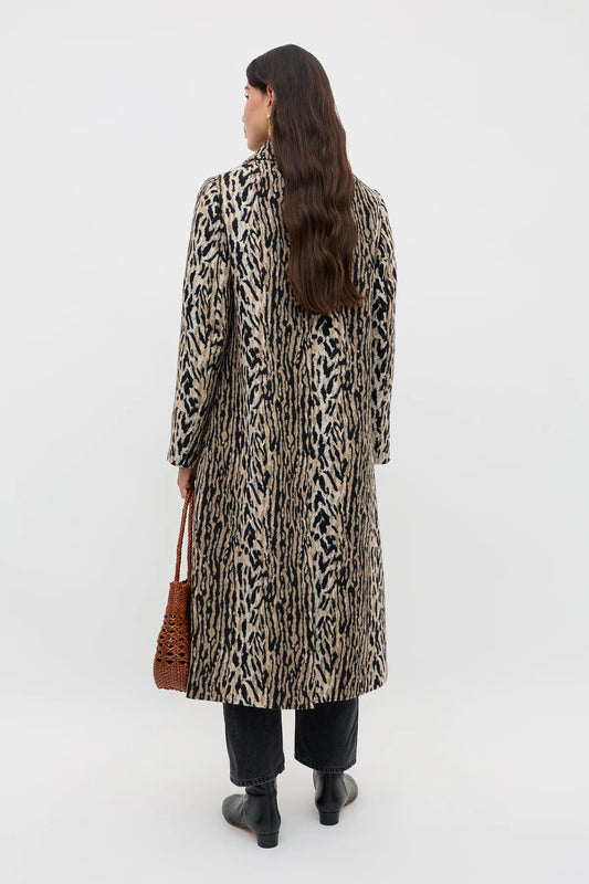 RIXO MILLY COAT - Bohemia Leopard
