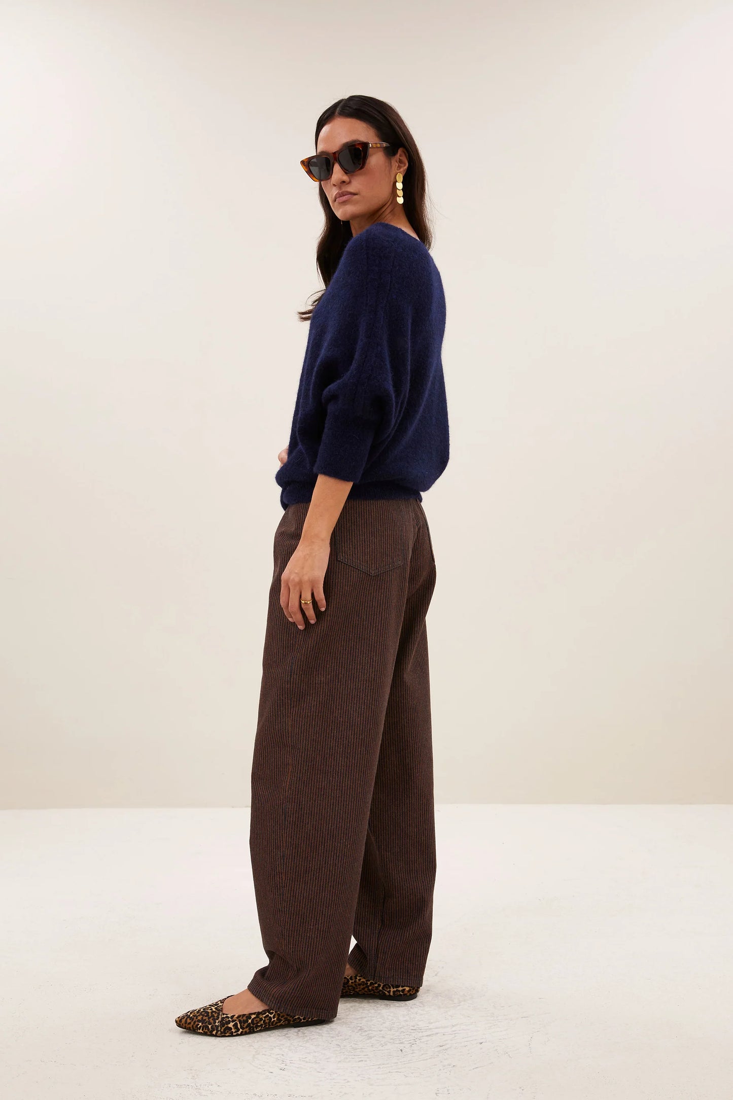 LEW STRIPE JEANS - Copper Stripe