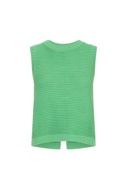 fresh_green_sleeveless_knit_vest
