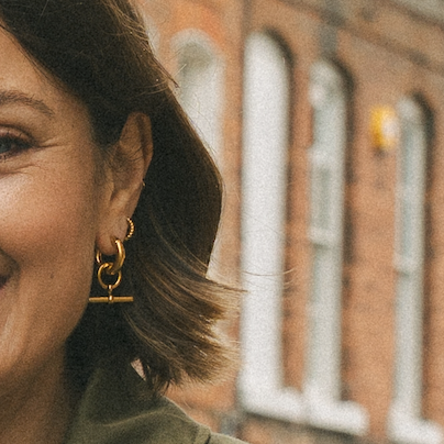 Everyday Gold Bar Hoop Earrings