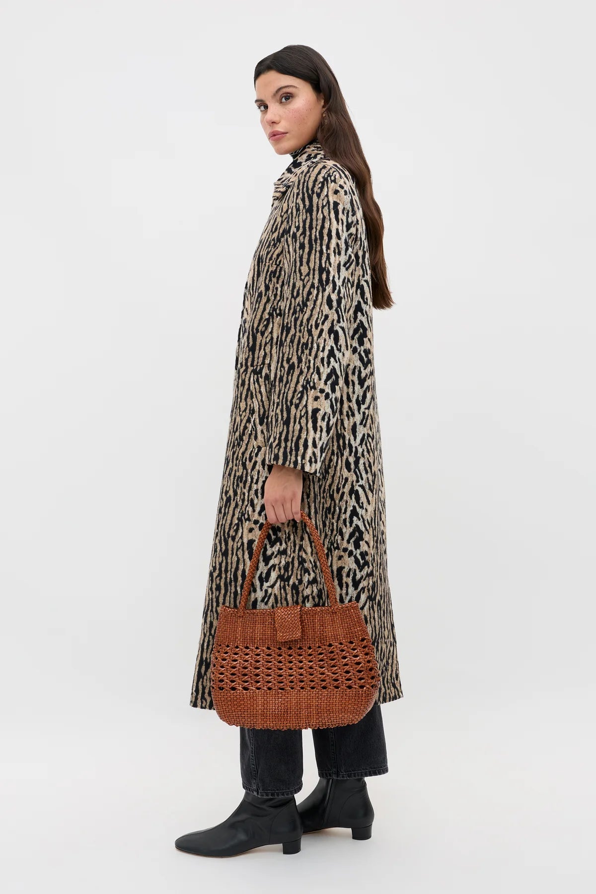 RIXO MILLY COAT - Bohemia Leopard