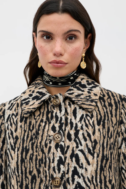 RIXO MILLY COAT - Bohemia Leopard