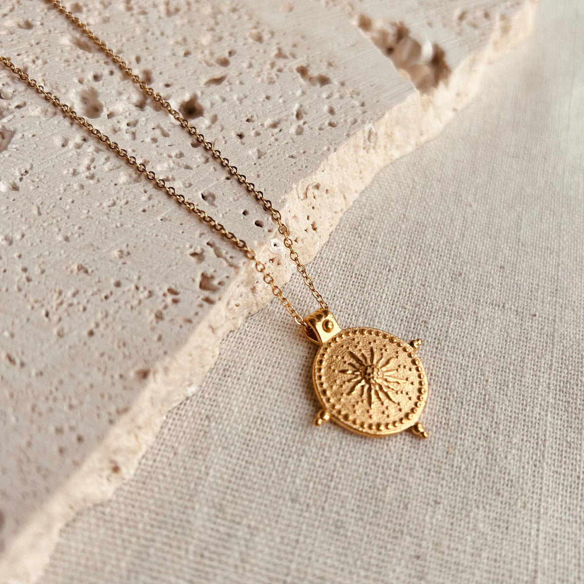 Everyday Golden Coin Necklace