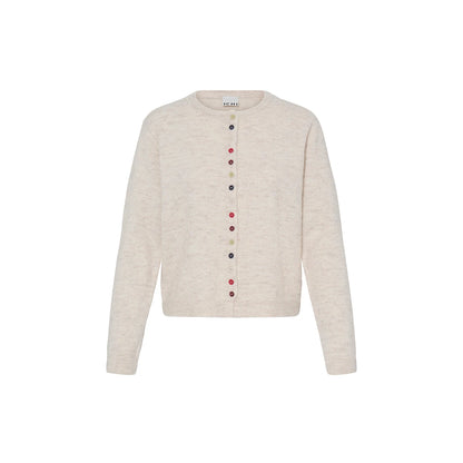 Multicoloured button cardigan - Birch Melange