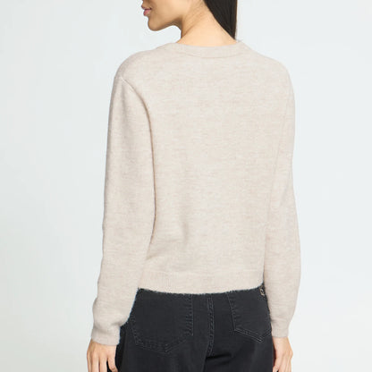 Multicoloured button cardigan - Birch Melange