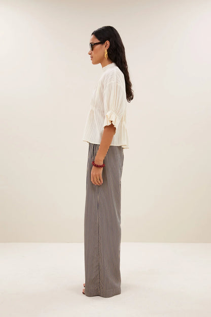 ISABEL DOBBY BLOUSE