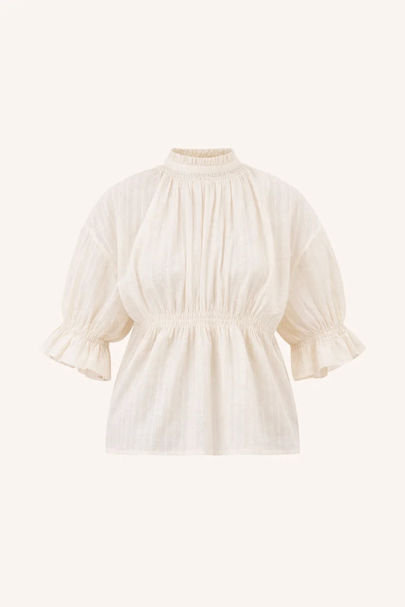 ISABEL DOBBY BLOUSE