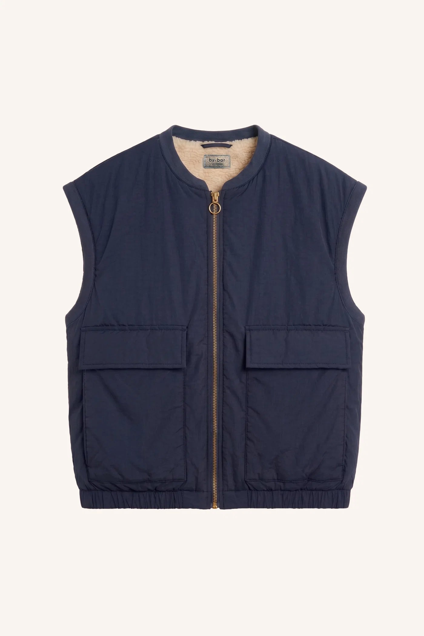 GIO SLEEVELESS JACKET - Midnight Blue