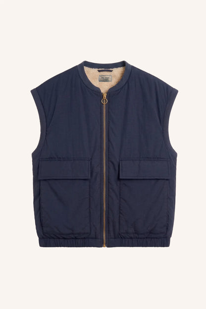 GIO SLEEVELESS JACKET - Midnight Blue