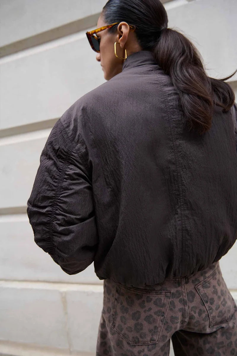 BODIE BOMBER JACKET - Espresso