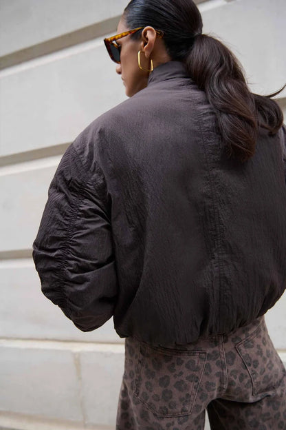 BODIE BOMBER JACKET - Espresso