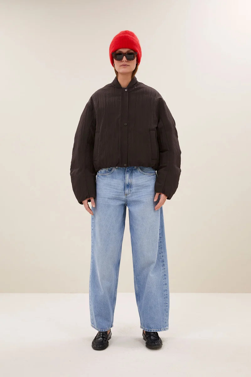BODIE BOMBER JACKET - Espresso