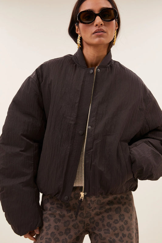 BODIE BOMBER JACKET - Espresso