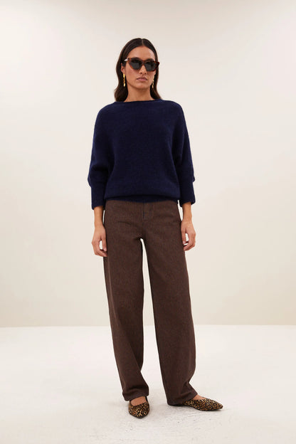 LEW STRIPE JEANS - Copper Stripe