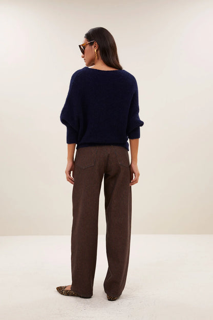 LEW STRIPE JEANS - Copper Stripe