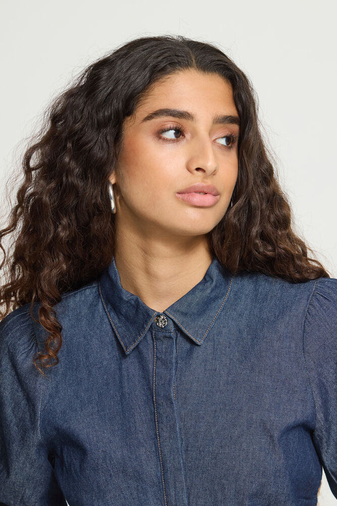 ICHI x BRUNA RIZK DENIM TOP