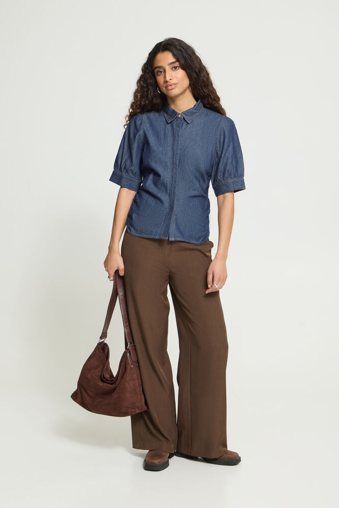 ICHI x BRUNA RIZK DENIM TOP