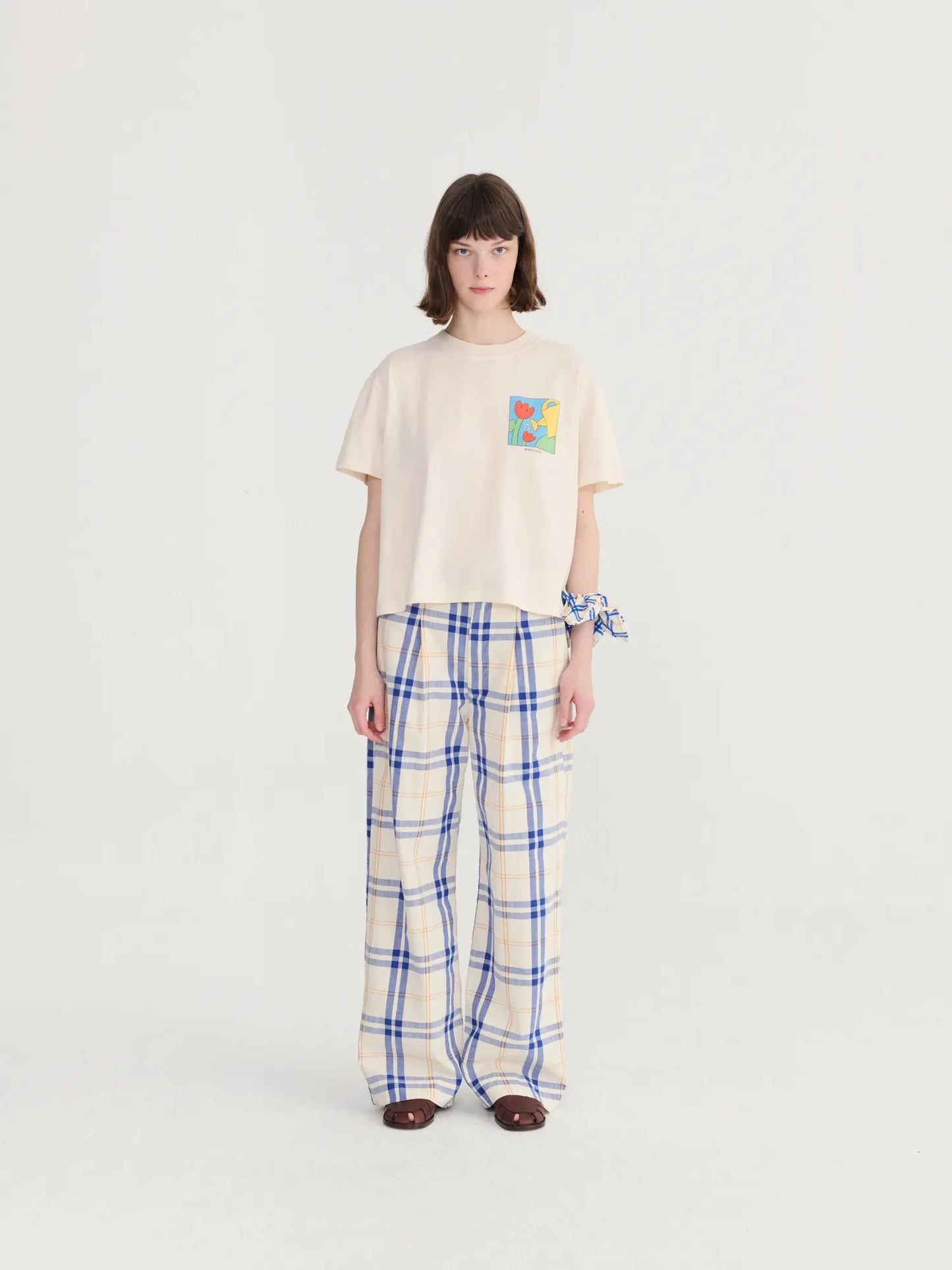 GARDENING TIME CROPPED TEE