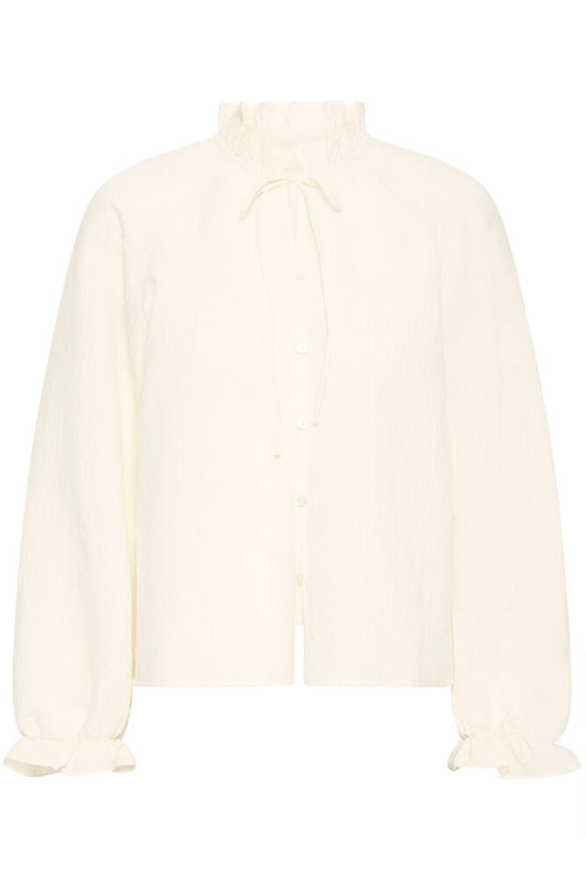 LONG SLEEVE TOP - Ecru