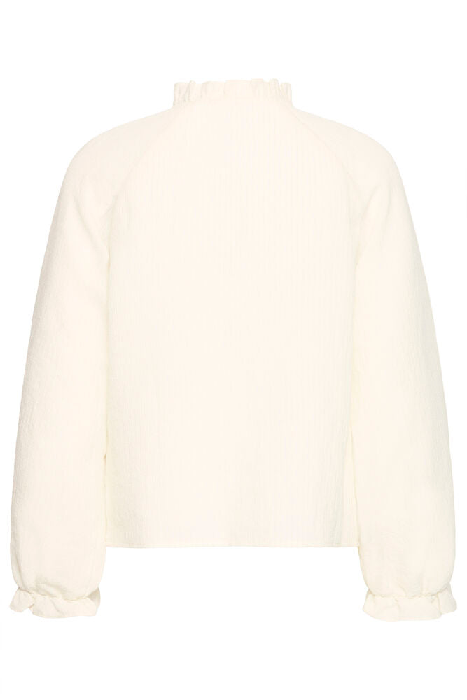 LONG SLEEVE TOP - Ecru