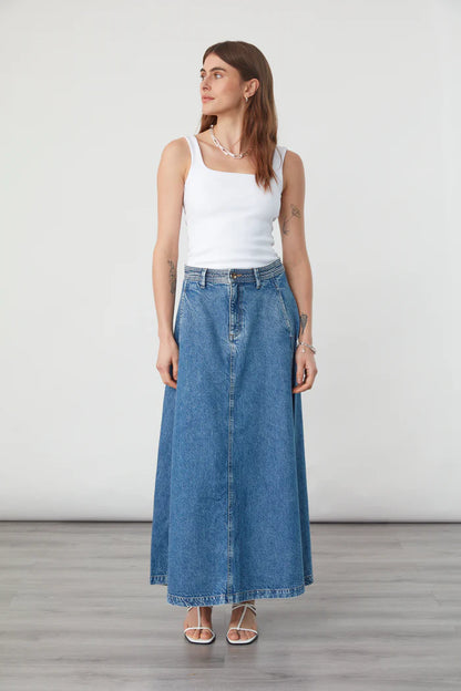 LEX SKIRT - Denim