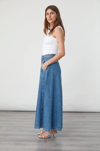 LEX SKIRT - Denim