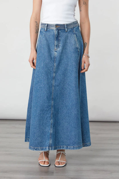 LEX SKIRT - Denim