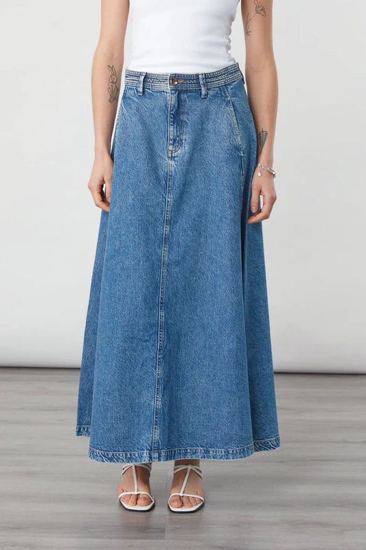 LEX SKIRT - Denim