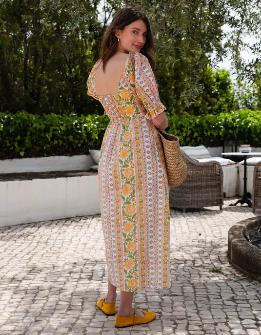 MAREE DRESS - Amber Border