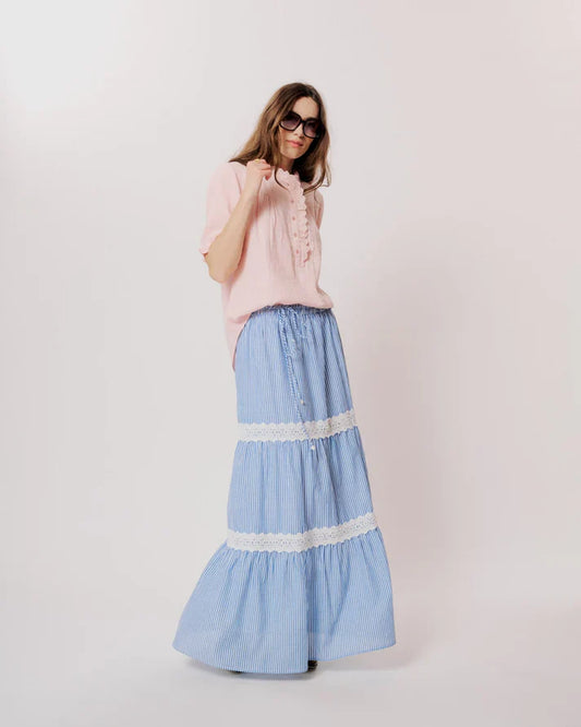 BRYANNA TOP - Veiled Pink