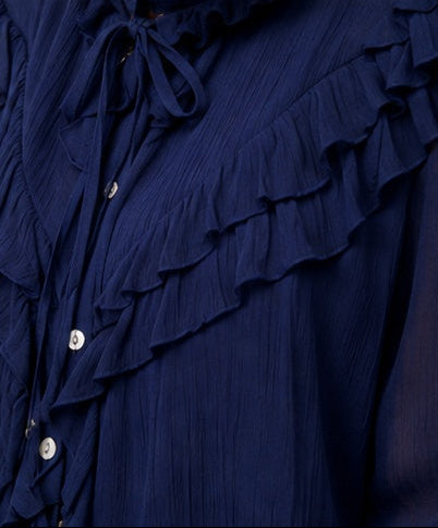 FELANTIX BLOUSE - Evening Blue