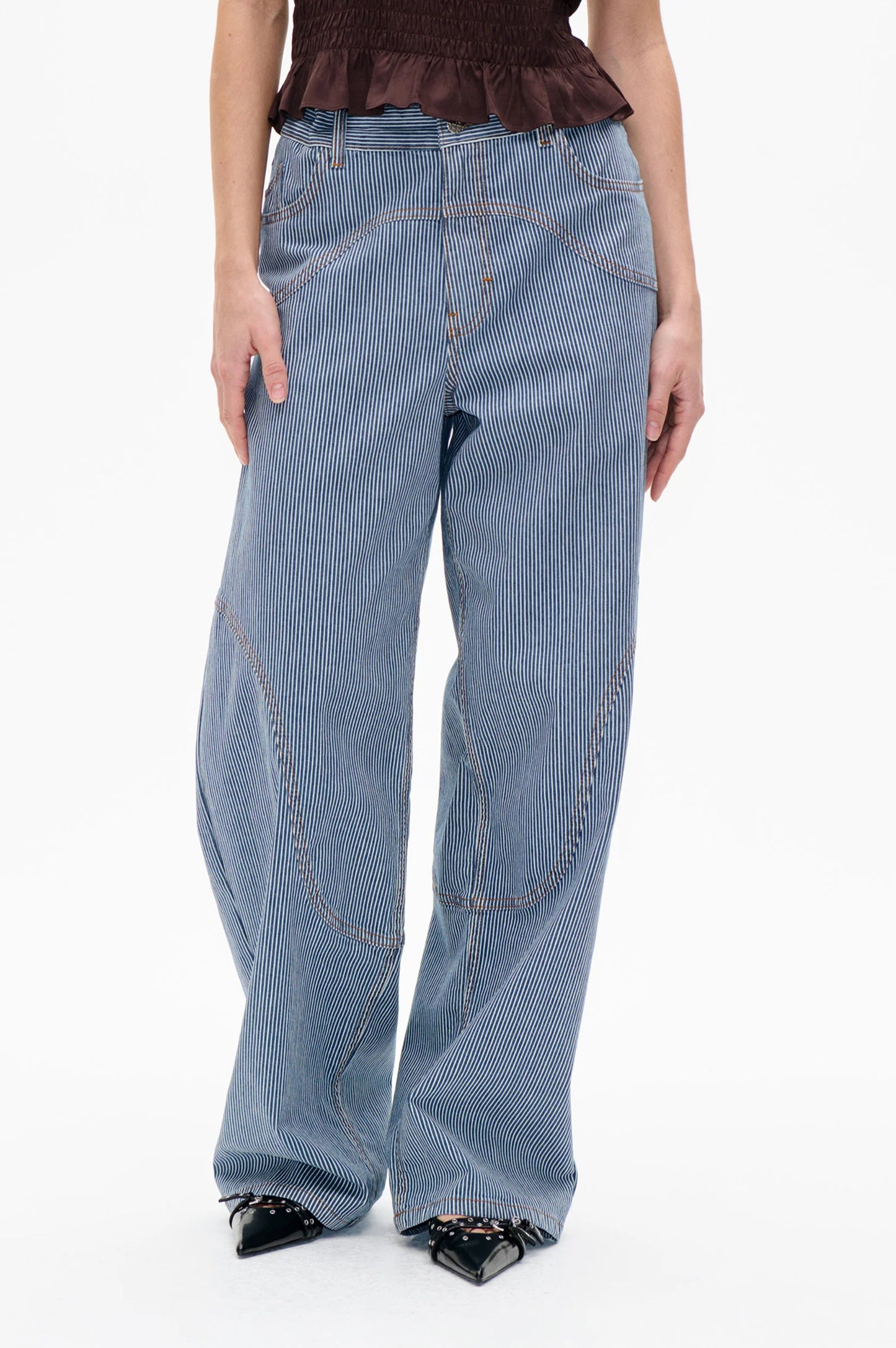 NAPOLEN JEANS - Milk Boy Stripe