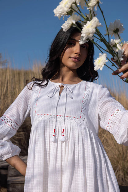 TASSEL LACE DRESS