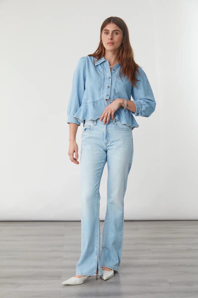 TATE BLOUSE - Summer Sky