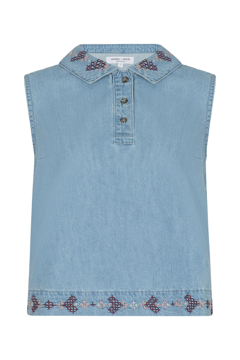 TOBI TANK TOP - Summer Sky