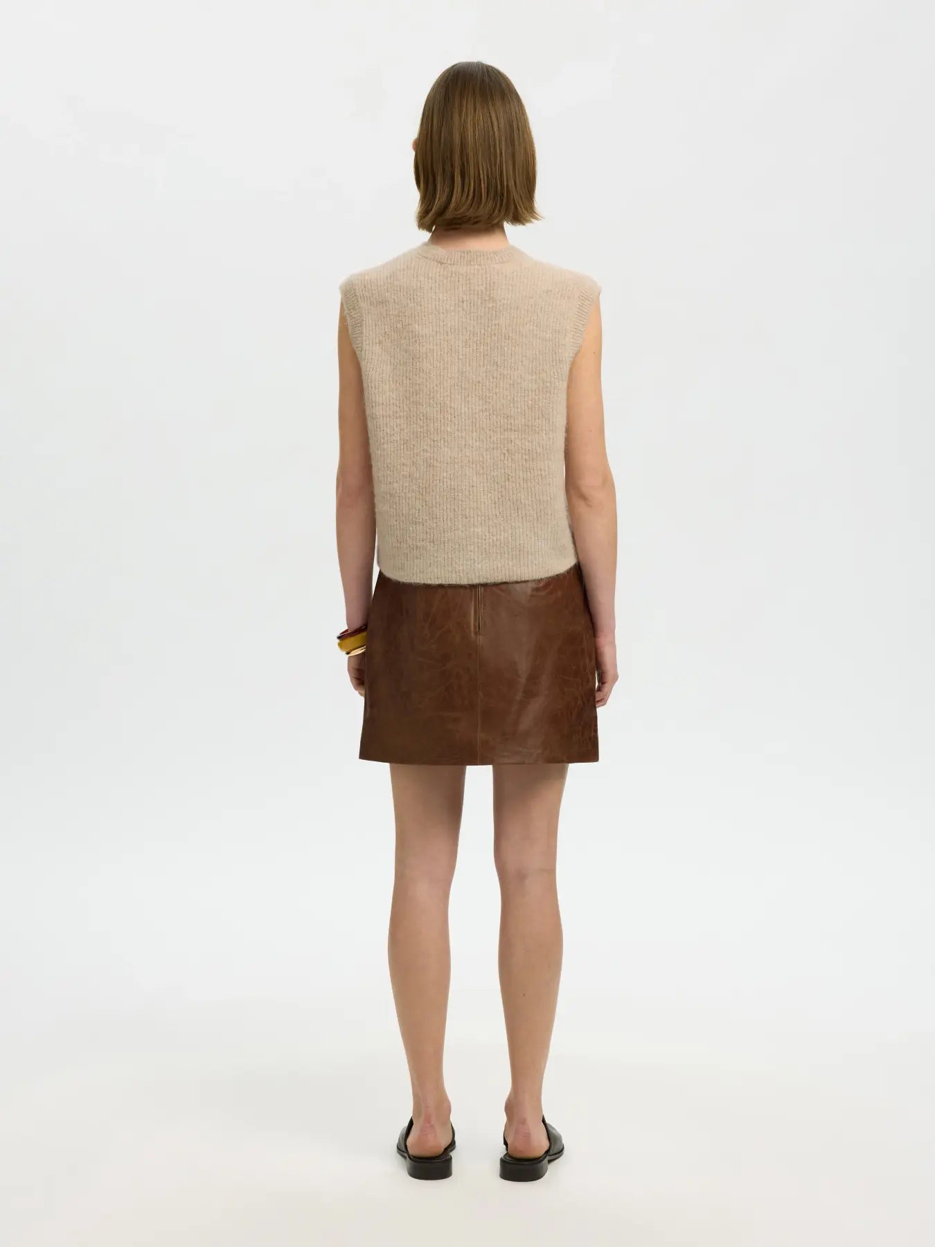 SLEEVELESS KNIT - Alpaca Blend