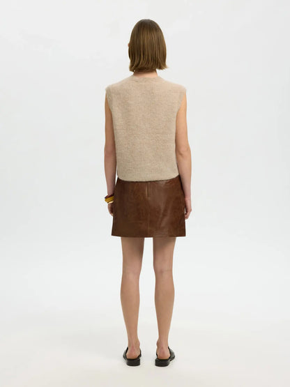 SLEEVELESS KNIT - Alpaca Blend