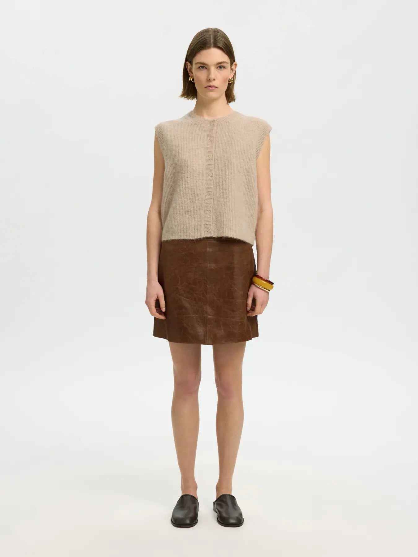 SLEEVELESS KNIT - Alpaca Blend