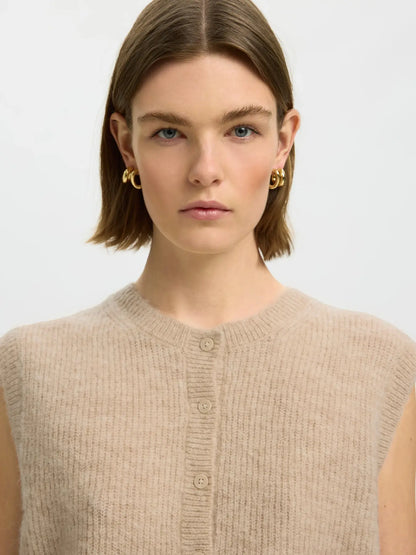 SLEEVELESS KNIT - Alpaca Blend