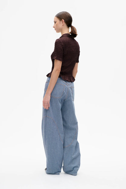 MYKA BLOUSE - Coffee Bean
