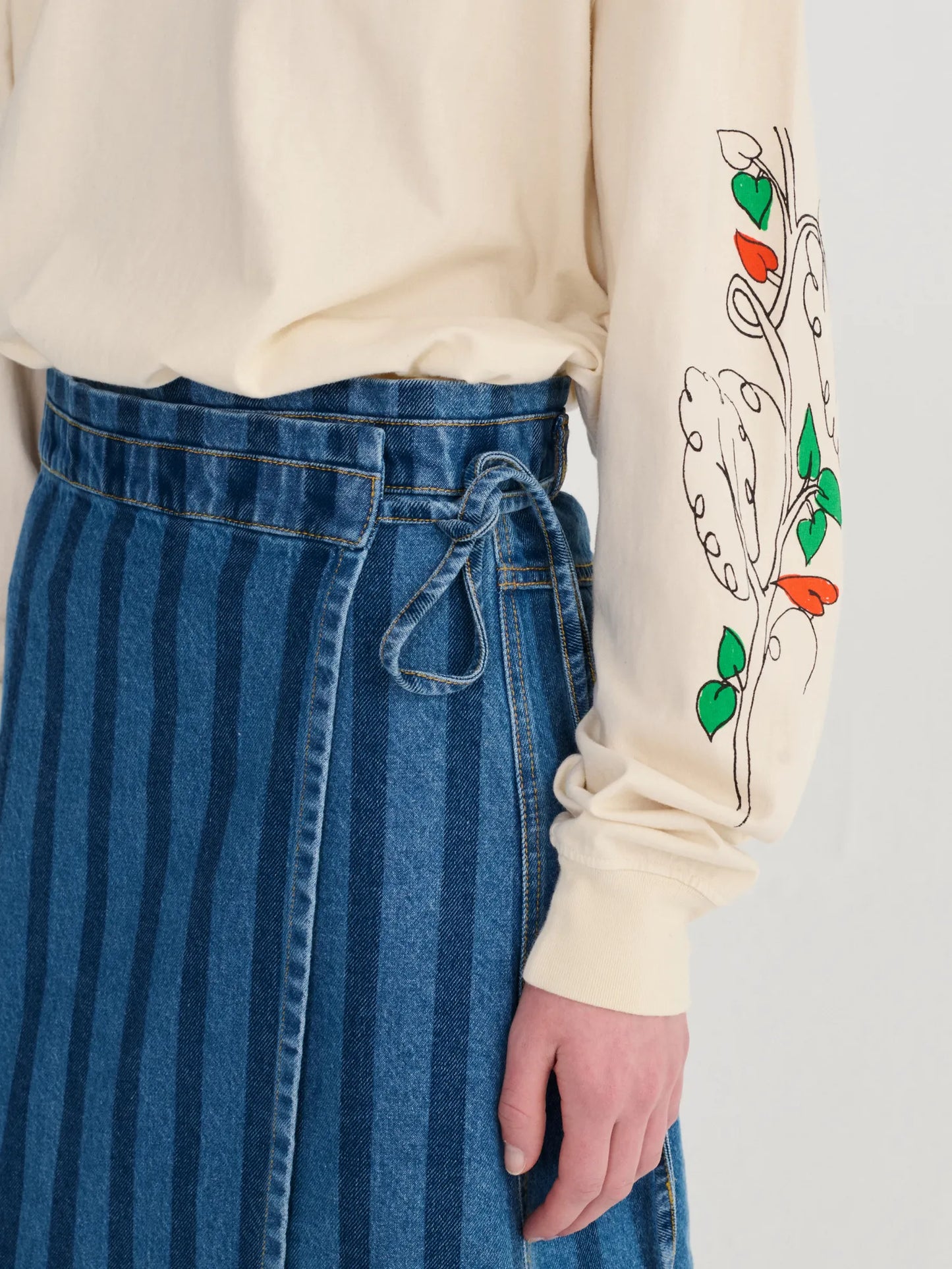 casa_ru_striped_denim_skirt