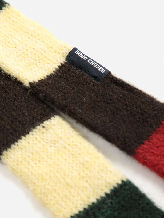 BOBO CHOSES STRIPED SKINNY SCARF