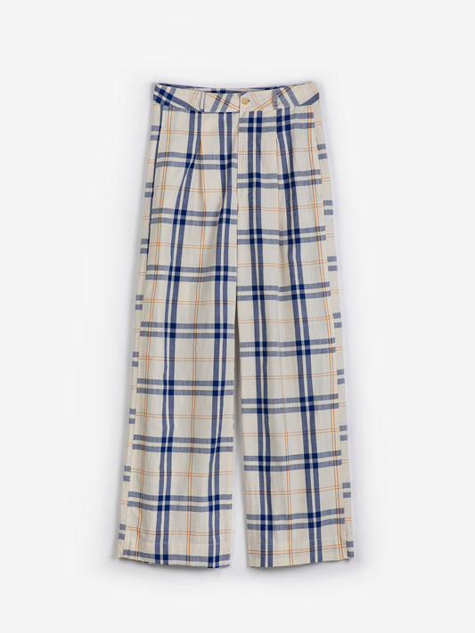 fun_tartan_twill_wide_leg_trousers