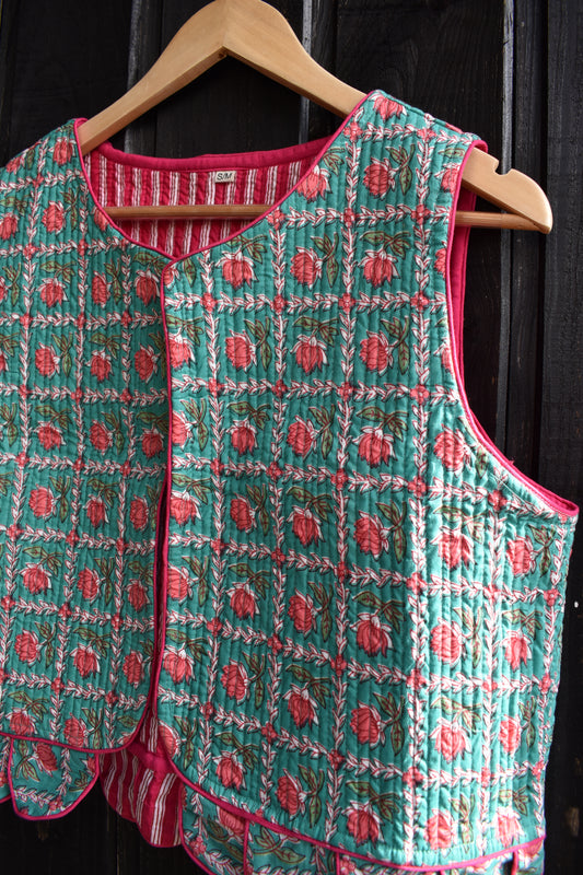 green_pink_waistcoat_scalloped_bottom