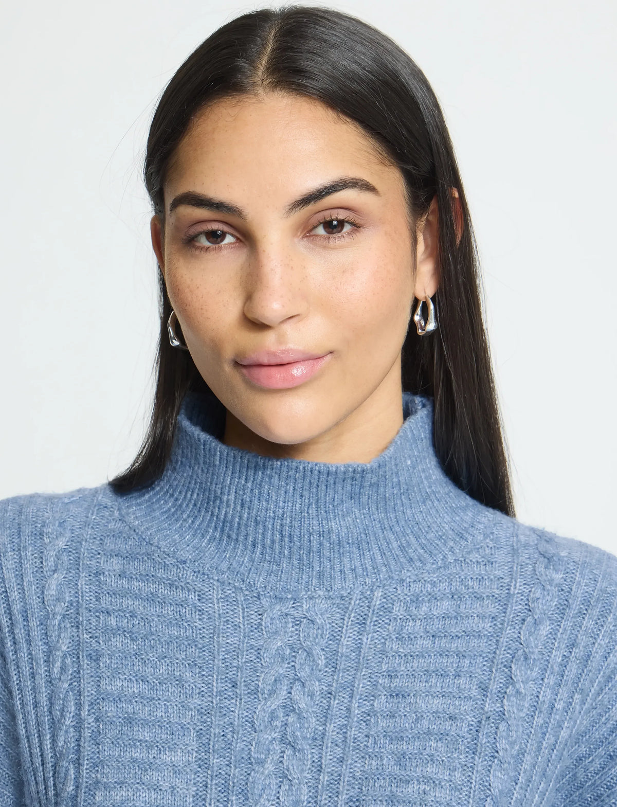 ICHI TURTLENECK KNIT - Allure Blue