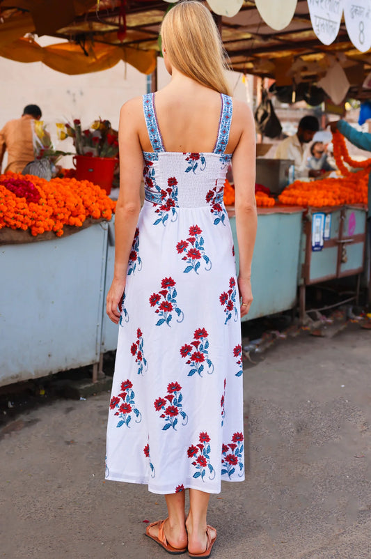 MARGARITTE DRESS - Block Print Organic Cotton