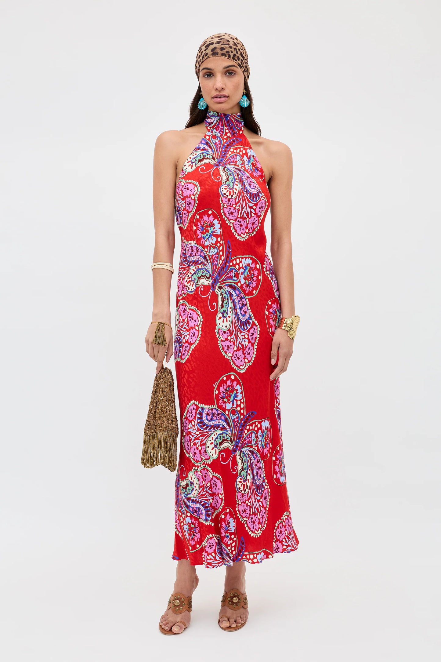 maura_satin_midi_dress_butterfly_bloom_jacquard_red