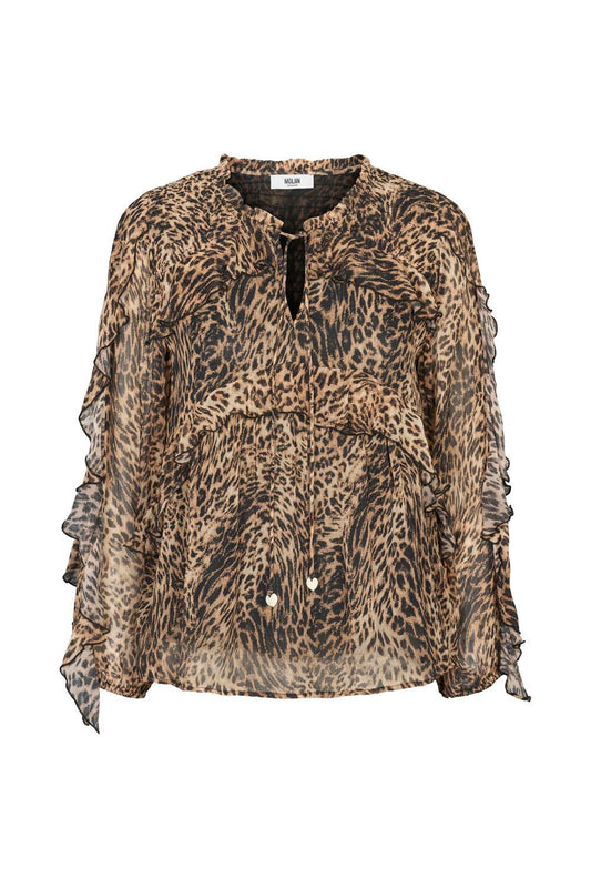 RESE TOP - Leopard print