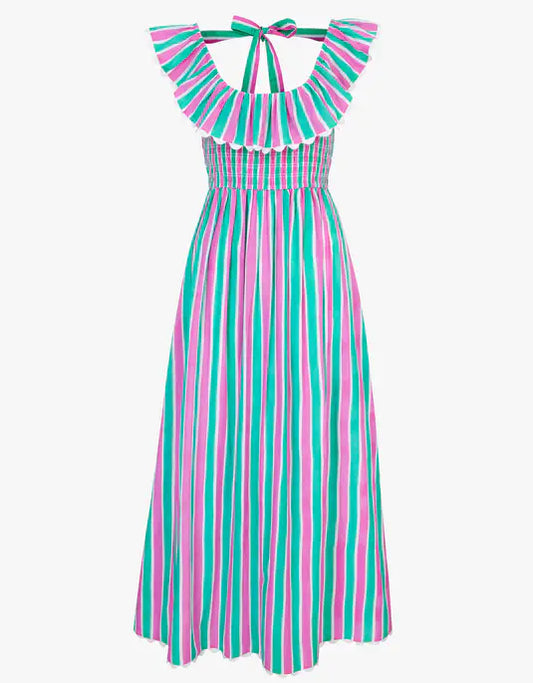 SUSIE DRESS - Mint Stripe