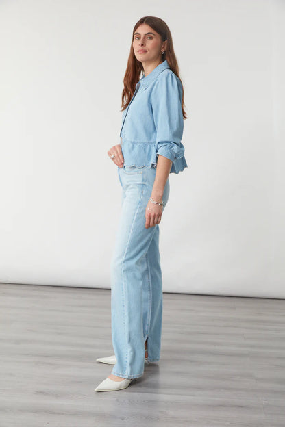 TATE BLOUSE - Summer Sky